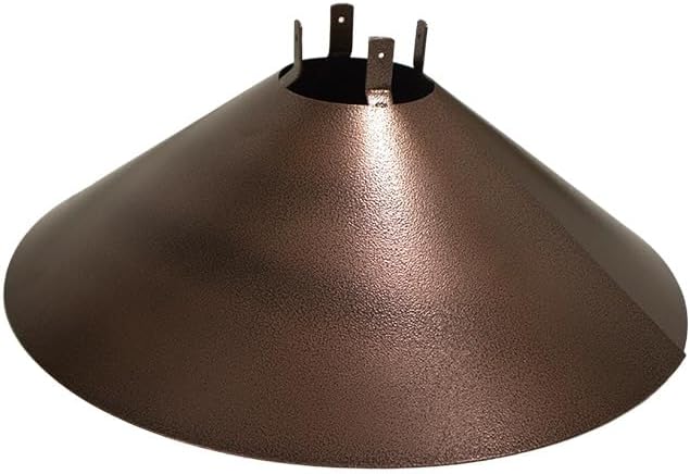 Woodlink Post Mounted Squirrel Baffles, Bronze, 22" Dia, Pack of 2 – Wrap-Around Steel Baffles for 4x4 Posts, Durable Bronze Squirrel Guards for Bird Feeders & Houses, Animal Deterrent Shields