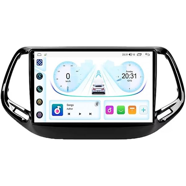 9-calowy dotykowy radio GPS dla Jeep Compass 2016-2018, obsługuje BT WiFi Mirror Link 4G sterowanie z kierownicy(HM604 4 Core Wifi 2+64GB)