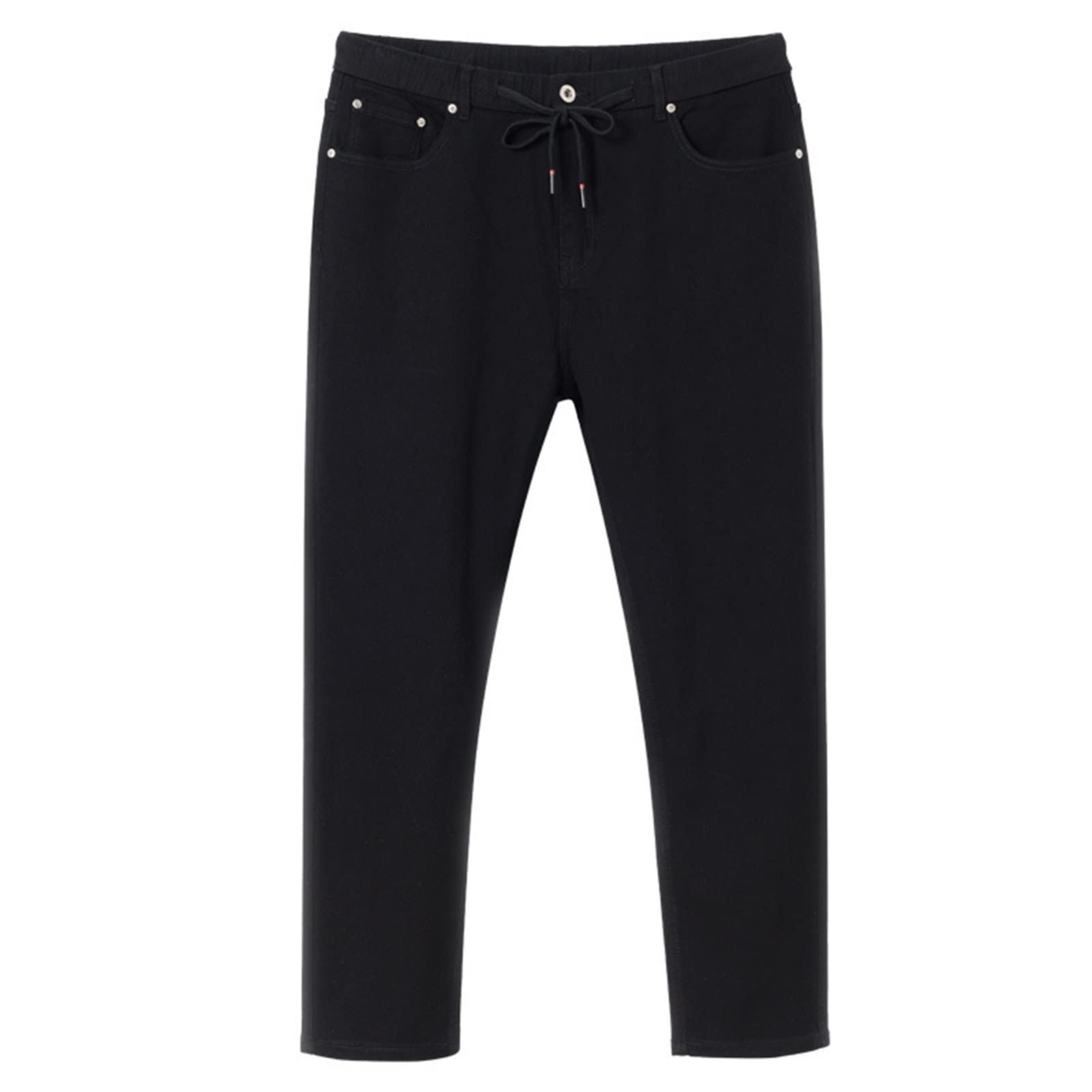 WFEI Pantalones Vaqueros de Moda para Hombre, Pantalones Vaqueros Holgados de Talla Grande, Pantalones Vaqueros de Gran tamaño para Hombre