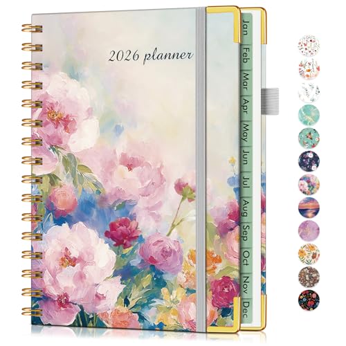 A5 킢XpCvi[ 2026N1~2026N12 12 fC[vi[ 5.75C` x 8.4C` EB[N[&}X[AWF_ubN n[hJo[J_[vi[m[g E wZ p ʉԕ