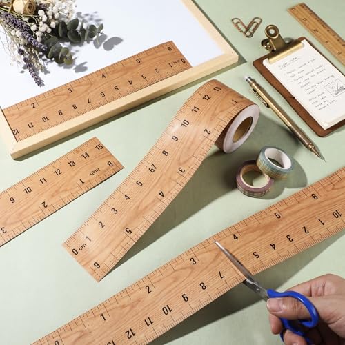65ft Ruler Bulletin Board Border School Supplies Straight Bulletin Board Trim Roll Math Stationery Back to School Decor for Whiteboard, Walls, Desks, Doors, Lockers, Classroom - Image 4