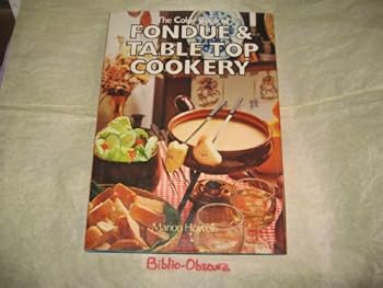 Hardcover Color Book of Fondue and Table Top Cookery Book