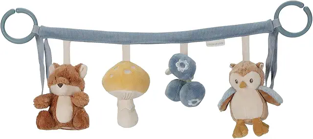 Cadena de juguete para cochecito Forest Friends azul - Juguete hamaca BabyBjorn