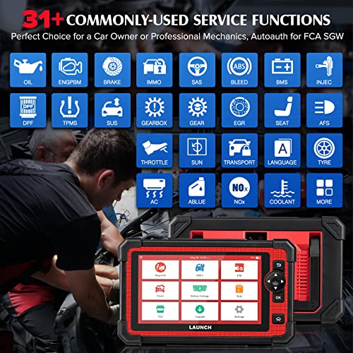 Launch X431 Crp919E Elite Bidirectional Scan Tool 2023 Newest Obd2 Scanner With 2-Year Update[Valued $300], All System Diagnostic, 31+ Services, Ecu Coding, Key Programming, Fca Autoauth, Canfd Doip #TOP3