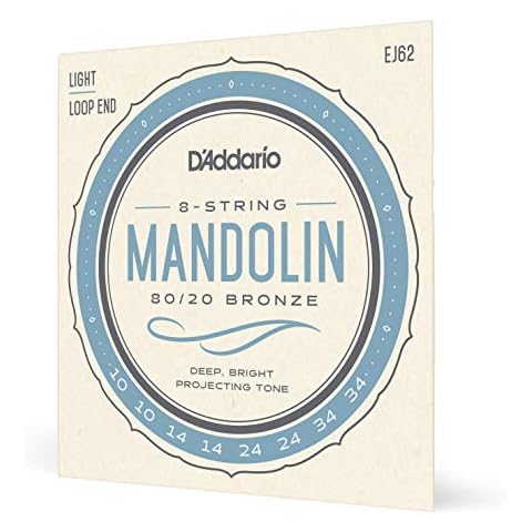 Cordes D'Addario EJ62 pour Mandoline Cover