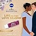 NIVEA Blackberry Pie Lip Balm, Nourishing Lip Care, Bridgerton Limited Edition Tinted Lip Balm with Blackberry Flavor and Shea Butter, 3-in-1 Moisture, Repair and Color, 0.17 Oz Stick