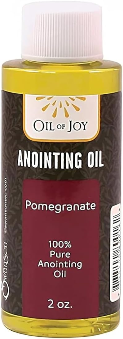 Oil of Joy Pomegranate Anointing Oil - Used During Prayer and Christian Worship - 2 Oz