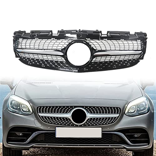 Grilles course calandre diamant Benz SLC R172 SLC200 SLC300 maille capot supérieure