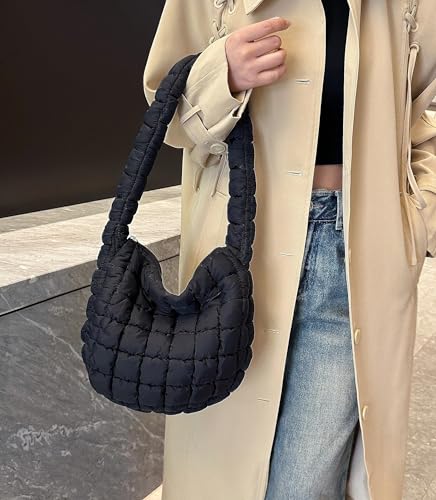 Bolso Tote Acolchado para Mujer Bolsa Hobo Liviana miniatura 4