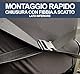 Auto Accessori Lupex Autositzbezüge kompatibel mit Smart fortwo 450 451 und 453 1 2 3 Serie Stoff Polyester (Schwarz)