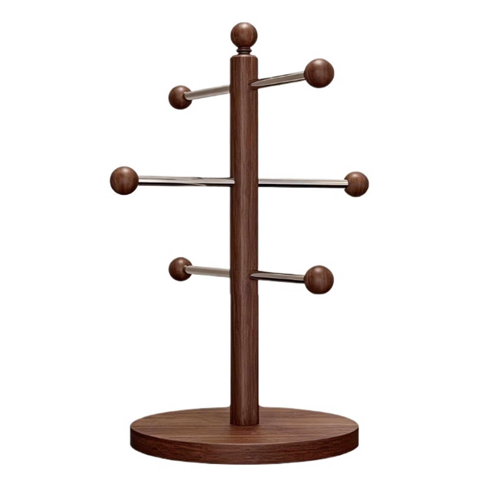 CYairong-22 Cup Display Shelf Solid Wood Drain Inverted Cup Holder Light Luxury Desktop Household Storage Coffee Mug Display Rack