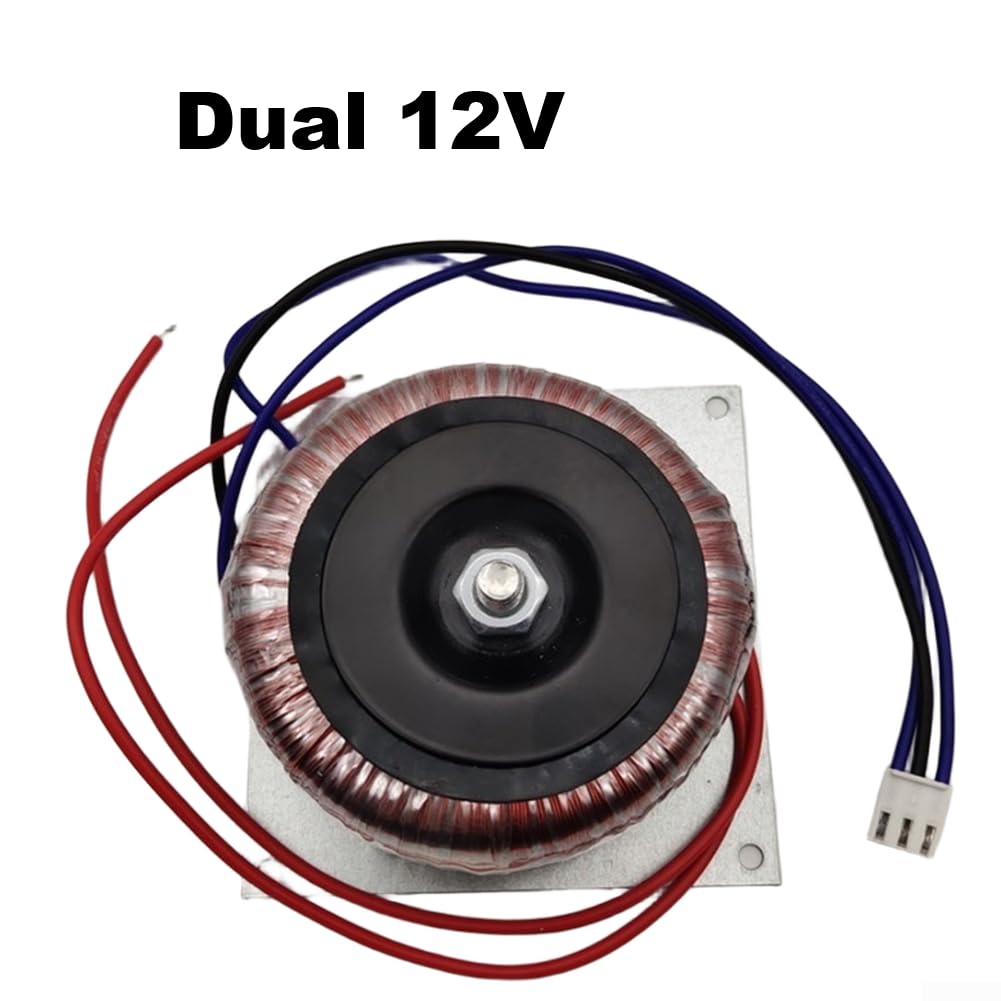 Trasformatore di alimentazione toroidale A150W doppia uscita 24V 18V 20V per amplificatori Home Theater e build audio fai da te (doppia 20V)