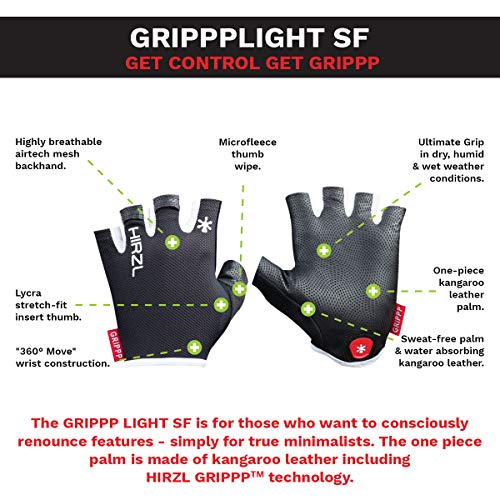 Guantes HIRZL Grippp Light SF cuero corto para ciclismo miniatura 2