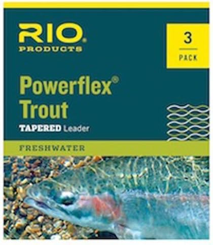 RioProducts Powerflex Trout Leaders, 9ft 5X 6 PK