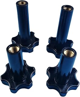 TYGHBNM Tuercas de Tornillo de plástico M8, Pieza de Repuesto de Color Negro for Accesorios de máquina de Helado Suave, 2 Cortas + 2 largas en Total 4 Piezas, compatibles con VEVOR