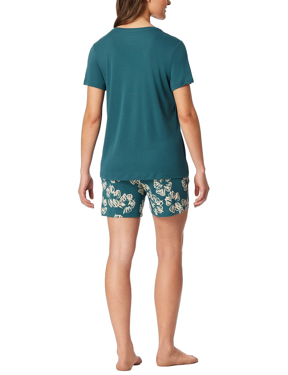 Schiesser Damen Schlafanzug Set kurz Baumwolle Modal - Nightwear