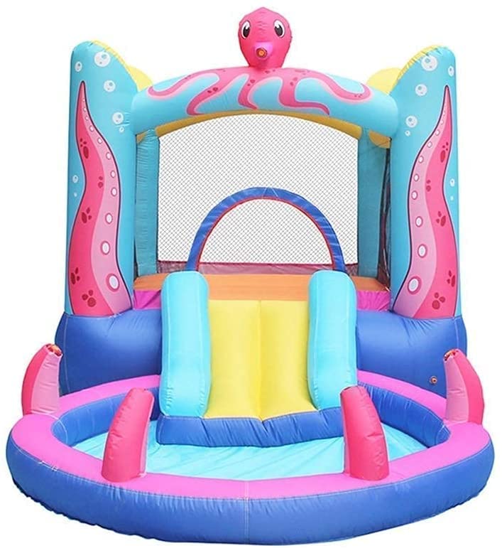 Bouncy Castle, Bouncy Castles Large Inflatable Castle Trampoline Slide Children's Play Facilities Large Inflatable Castle Inflatables & BOU