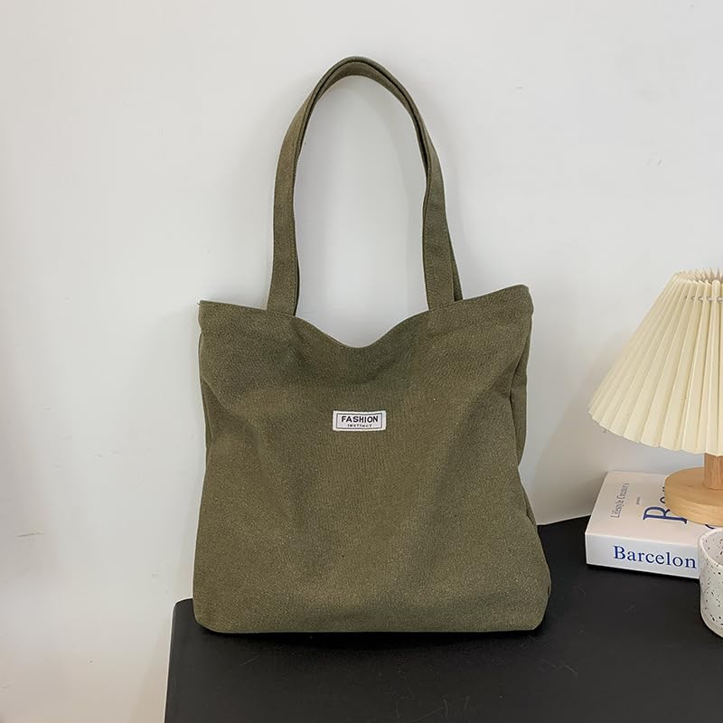 Bolso tote moderno para mujer - Bolso de viaje casual de lona con asa única - Ideal para el uso diario y viajes miniatura 5