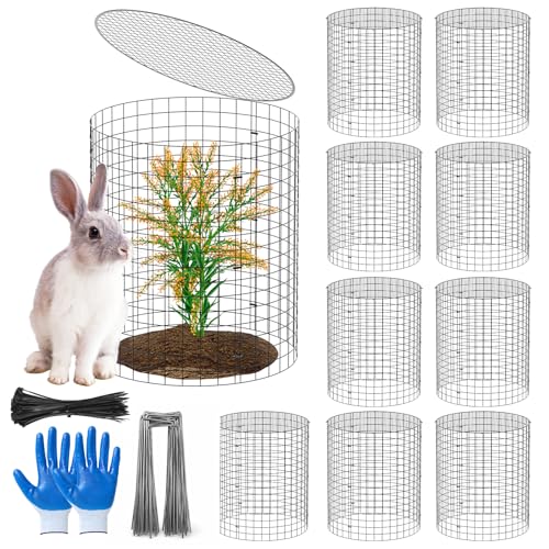 SPECILITE 10 Pack Plant Protector from Animals, 14"x16" Pre-Bent Wire Mesh by SPECILITE - Used condition - US$68.39