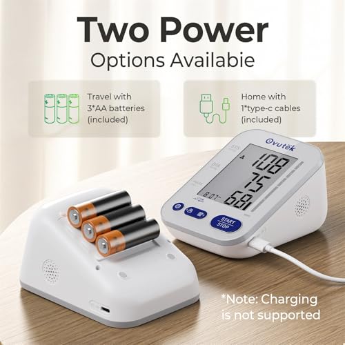 image for Ovutek Blood Pressure Monitors for Home Use, Automatic Digital Blood P