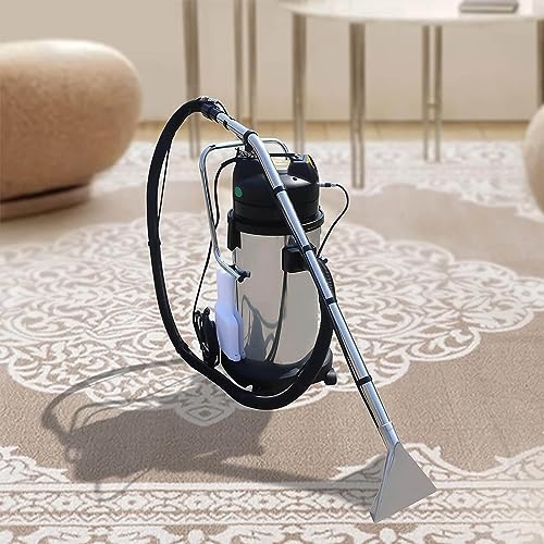 40L Carpet Cleaning Machine, Commercial Carpet Cleaning Machine, Multi-Purpose Floor Cleaner Machine, Pro Vacuum Cleaner Extractor, Stainless Steel Dust Extractor - Image 6
