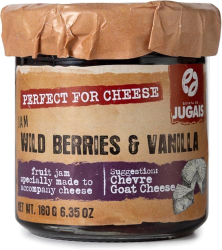 Forest Fruits and Vanilla Jam – 180g | Perfect for Cheese Pairing | Unique Flavour | Cheese Board Accompaniment | Traditional Portuguese Jam