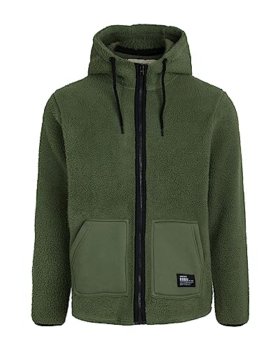 Redefined Rebel Sudadera Rrelmer Jersey de cárdigan, Thyme, S para Hombre