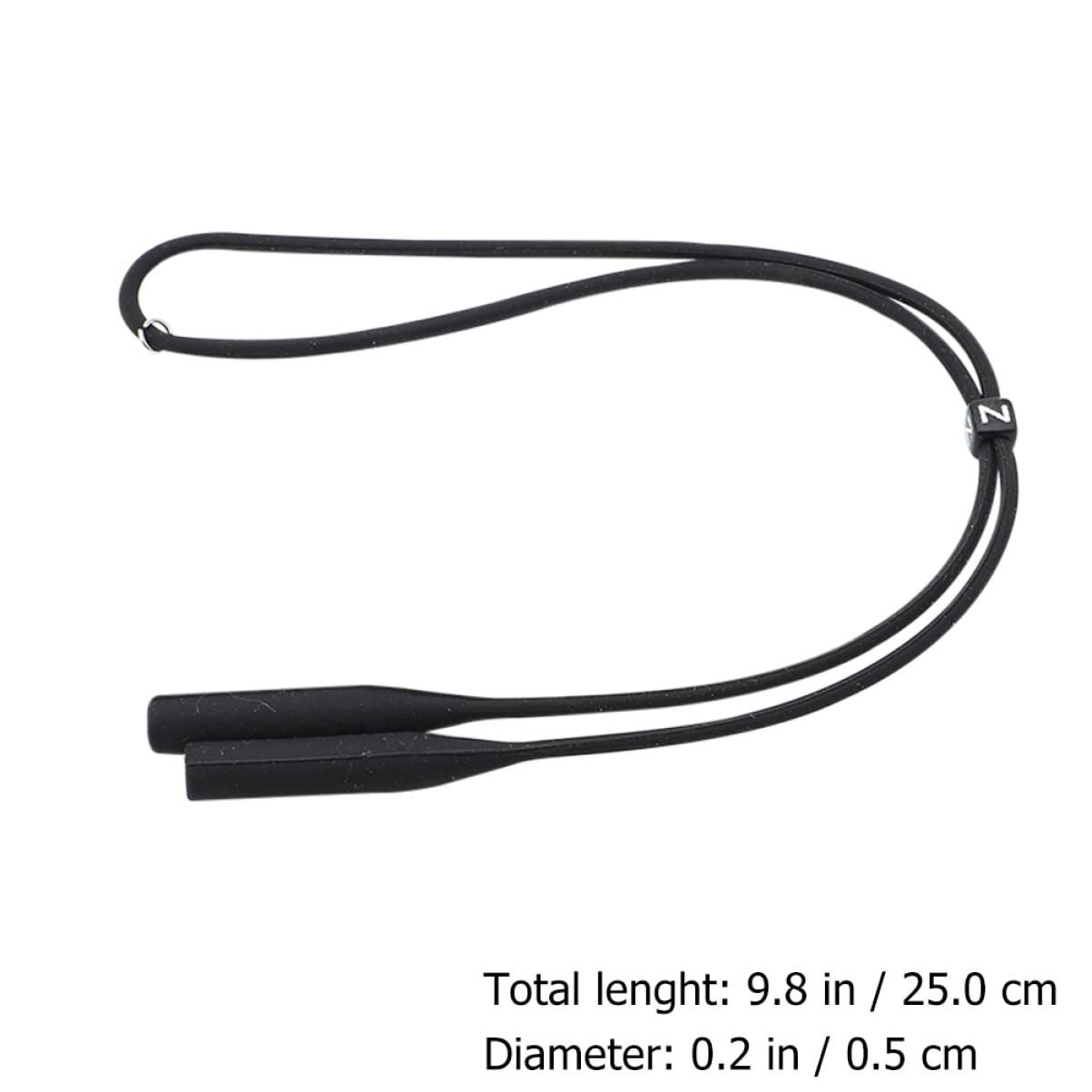 IWOWHERO 5pcs Anti-skid Eyewear Retainers Adjustable Glasses Ropes Secure Eyewear Holder for Sports Daily Wear