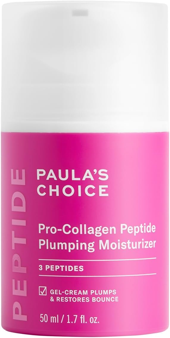 Paula’s Choice Pro-Collagen Peptide Plumping Moisturizer – Facial Cream – Softens & Moisturizes – Visible Plumping Effect & Enhanced Wrinkles – With Hexapeptide-5 – All Skin Types – 50 ml Paula’s Choice Pro-Collagen Peptide Plumping Moisturizer – Facial Cream – Softens & Moisturizes – Visible Plumping Effect & Enhanced Wrinkles – With Hexapeptide-5 – All Skin Types – 50 ml
