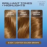 Clairol Nice'n Easy Crème, Natural Looking Oil Infused Permanent Hair Dye, 6.5GN Lighter Golden Brown (Pack of 2) - Image 4