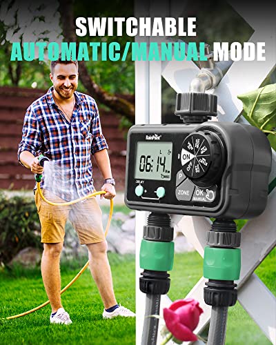 image for RAINPOINT Sprinkler Timer, Programmable Water Timer for Garden Hose, H