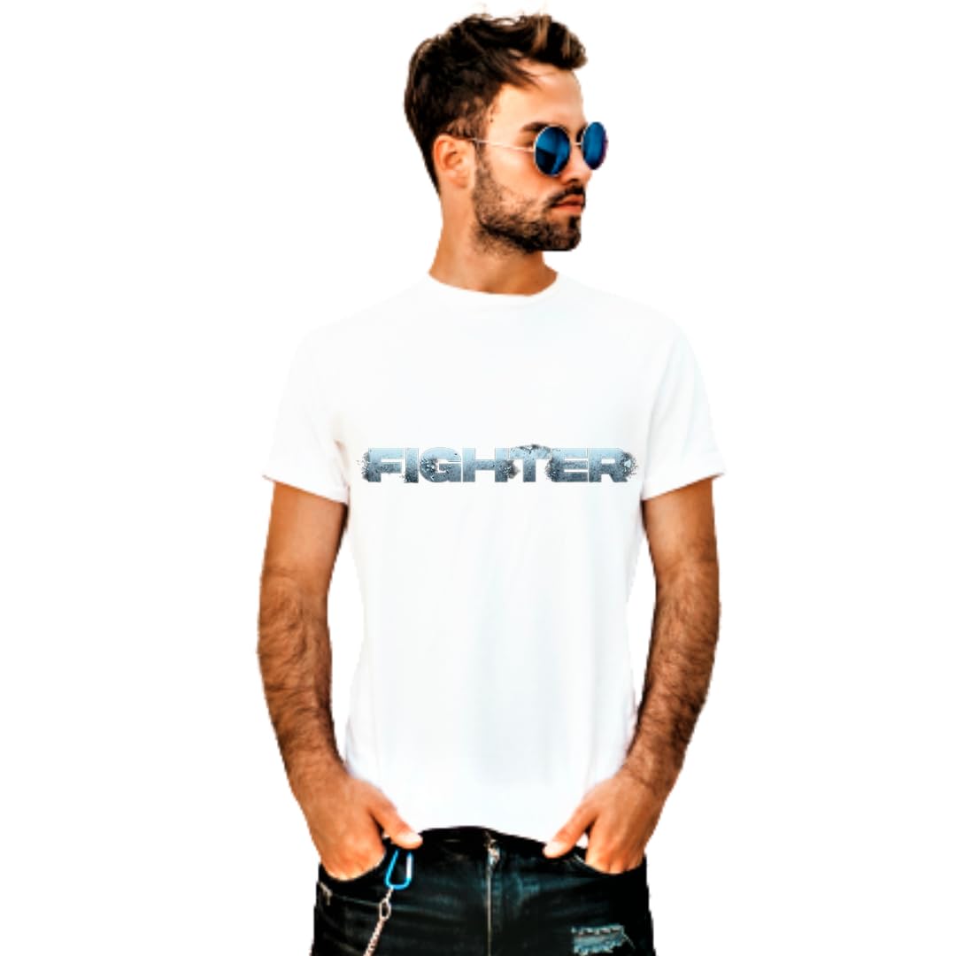 Fighter Tshirt | Hrithik | Movie | Unisex Cotton Tshirt Text Logo