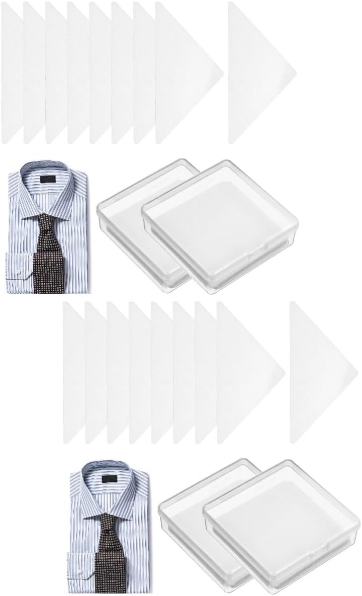120pcs Pvc Shirt Collar Stickers Lightweight Collar Stays for Men Women Transparent Supports for Non-sagging Design