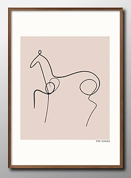 Amazon.co.jp: パブロ ピカソ ホース 馬 モダン A3 サイズ おしゃれ