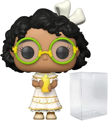 POP Disney 100: Encanto - Mirabel Madrigal Glow in The Dark Funko Vinyl Figure (Bundled with Compatible Box Protector Case), Multicolor, 3.75 inches