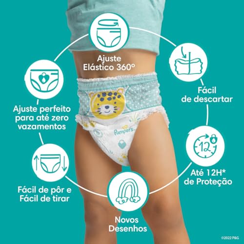 Pack Pampers Ajuste Total Fralda XXG 120 unidades