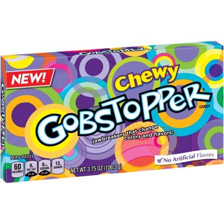 Nestle Gobstopper, New Chewy Candy (Pack of 4)