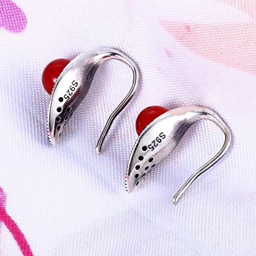 Boucles d'oreilles argent 925 femmes bijoux classiques rétro