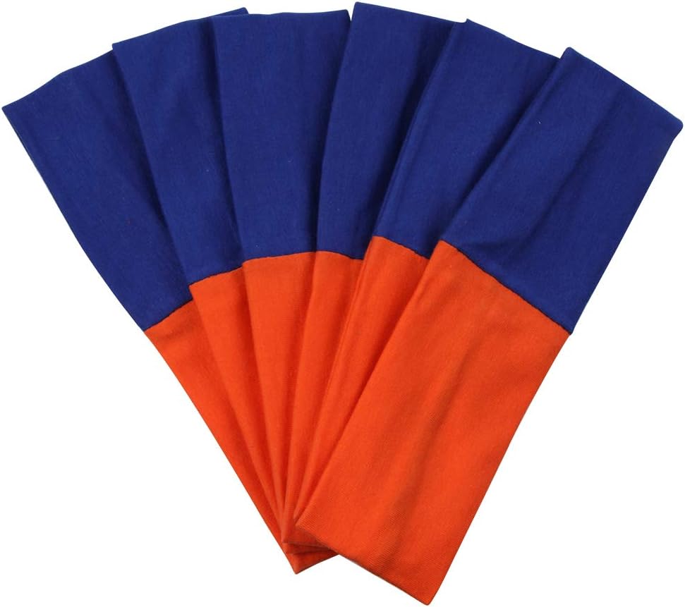 Headbands Hairband Exercise Bands Cotton Soft and Stretchy Elastic Solid Color