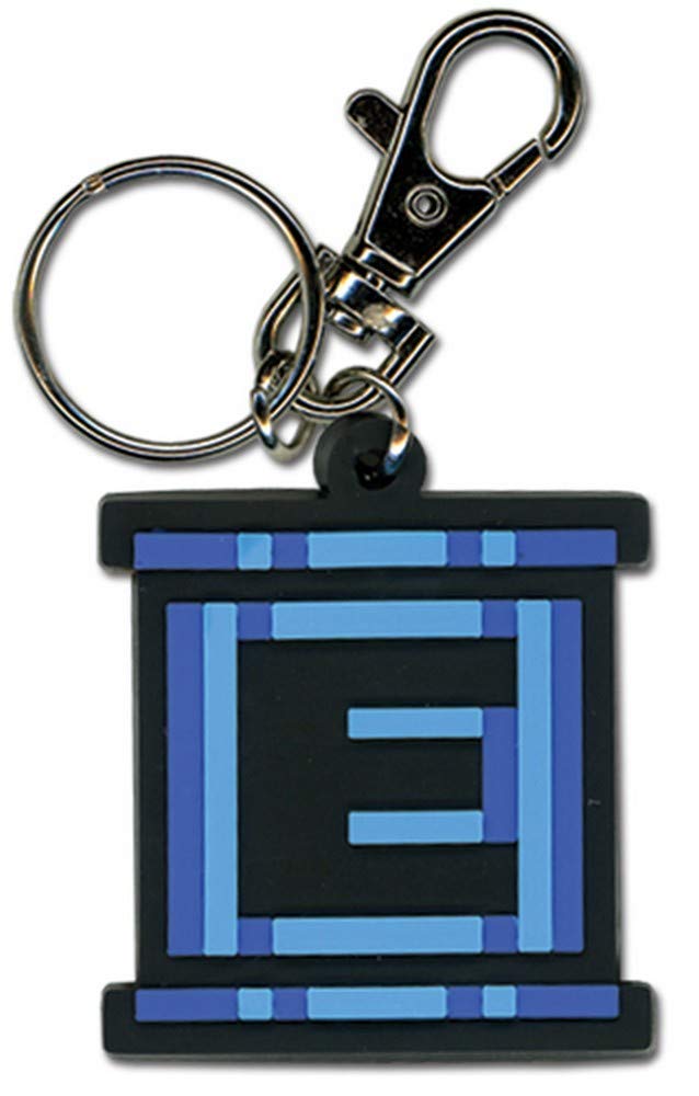 Great Eastern Entertainment Megaman 10 Etank PVC Keychain Blue, Black, 1.5" tall
