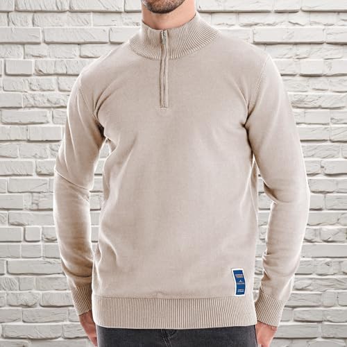 Men's Sweater Crew Neck Long Sleeve Sweaters Casual Pullover Sweater Cable Knit Pullover Plus Size Warm Winter Tops2
