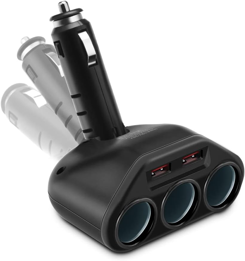 Special Rocketek 3-Socket 2-Port USB Quick Charge 3.0 Car Charger Splitter Adapter,120W 12V/24V DC Outlet Multi Socket Car Cigarette Lighter Splitter QC3.0 Dual Car Charger Power Outlet Splitter Extender Special Rocketek 3-Socket 2-Port USB Quick Charge 3.0 Car Charger Splitter Adapter,120W 12V/24V DC Outlet Multi Socket Car Cigarette Lighter Splitter QC3.0 Dual Car Charger Power Outlet Splitter Extender