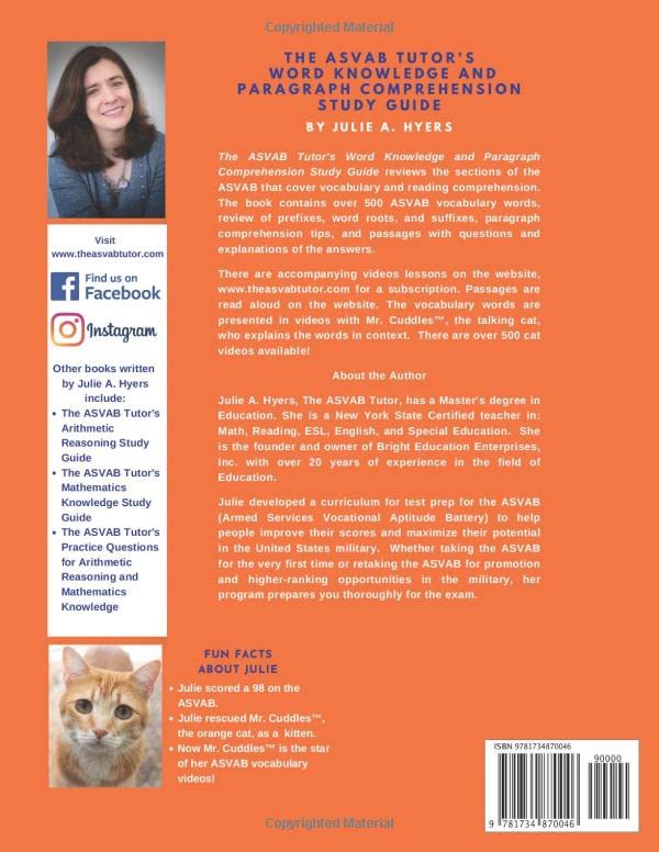 The ASVAB Tutor's Word Knowledge and Paragraph Comprehension Study Guide - Image 2