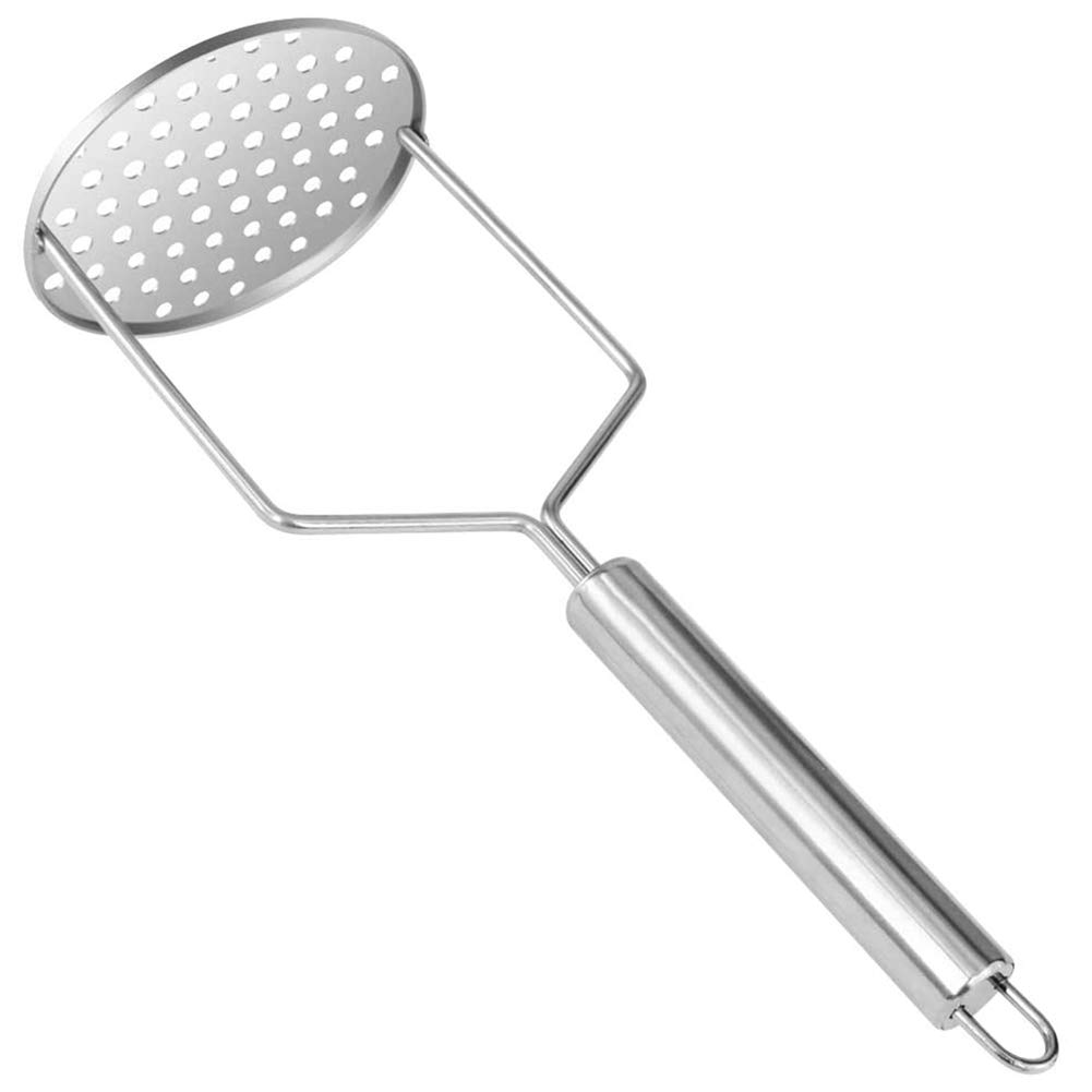 CTRLZS Potato Masher 304 Stainless Steel Non Stick Hand Potatos Masher Potato Ricer Cooking and Kitchen Gadget Tool for Avocado