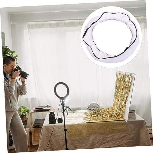 Difusor de flash anular de baja pérdida y nylon blanco transclúcido para estudio 6