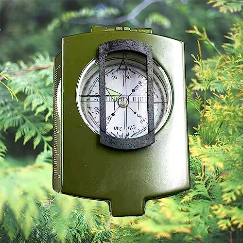 Compass, Hiking Compass for Survival with Lensatic – Water-Resistant Durable and…