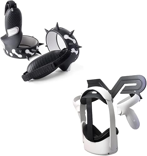 Cubierta de agarre para controlador táctil soporte de pared compatible con Oculus Quest 2