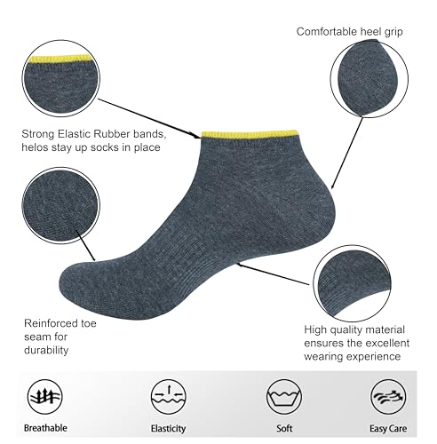 Image of Women Cotton No Show Socks Thin Fine Soft Comfortable Durable Breathable Anti Slip With Ribbed Instep For A Firm Grip
