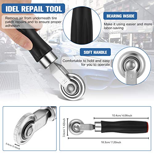 2 Pieces Tire Repair Tool Tire Compaction Roller Tire Inner Liner Scraper Practical Car Tire Repair Tool For Car Truck Motorcycle Bike #TOP1