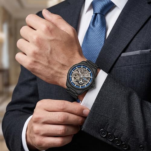 Image of ALIX AL2918 Men Fashion Multifunction Analog Watch Stainless Steel Strap Waterproof Casual Watch